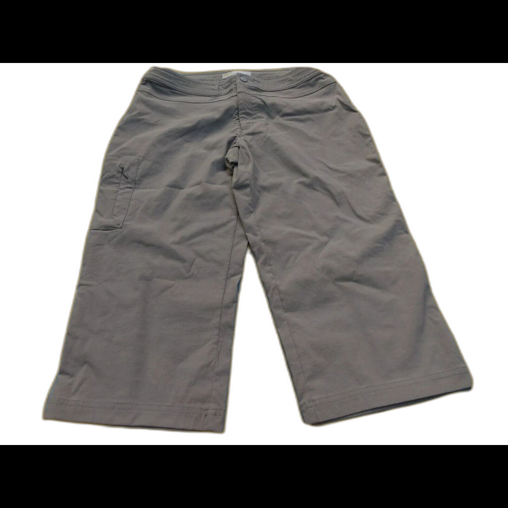 Gander Mountain Guide Series Woman Gray Capri Size 6 Flat Front Active Wear - Picture 1 of 5